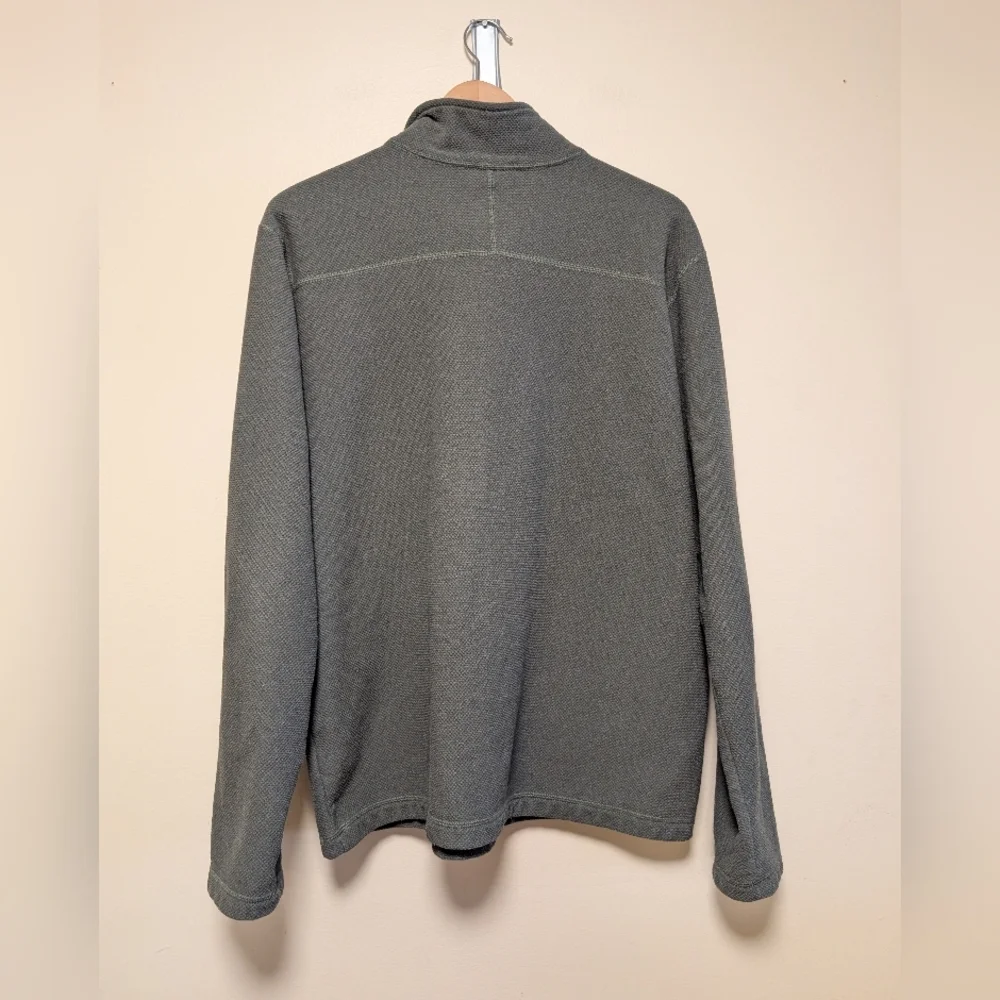 The North Face Men's Quarter-Zip Fleece Jacket Green XL